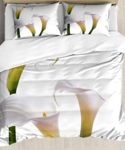 Juego de Funda Nórdica Ambesonne Flower, Lirios de