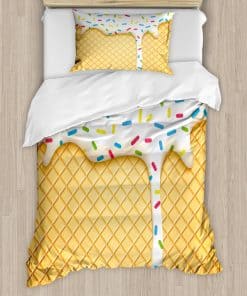 Juego de Funda Nórdica Ambesonne Food, Imagen de Dibujos