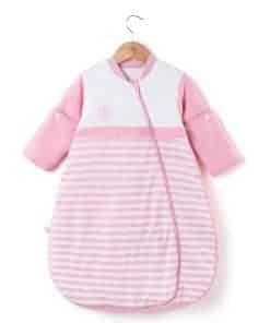 Saco de Dormir Orgánico para Bebé con Mangas Desmontables,