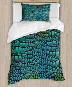 Juego de Funda de Edredón Abstracta Ambesonne, Piel de