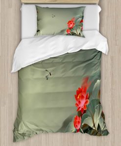 Juego de Funda Nórdica Ambesonne Dragonfly, Pintura