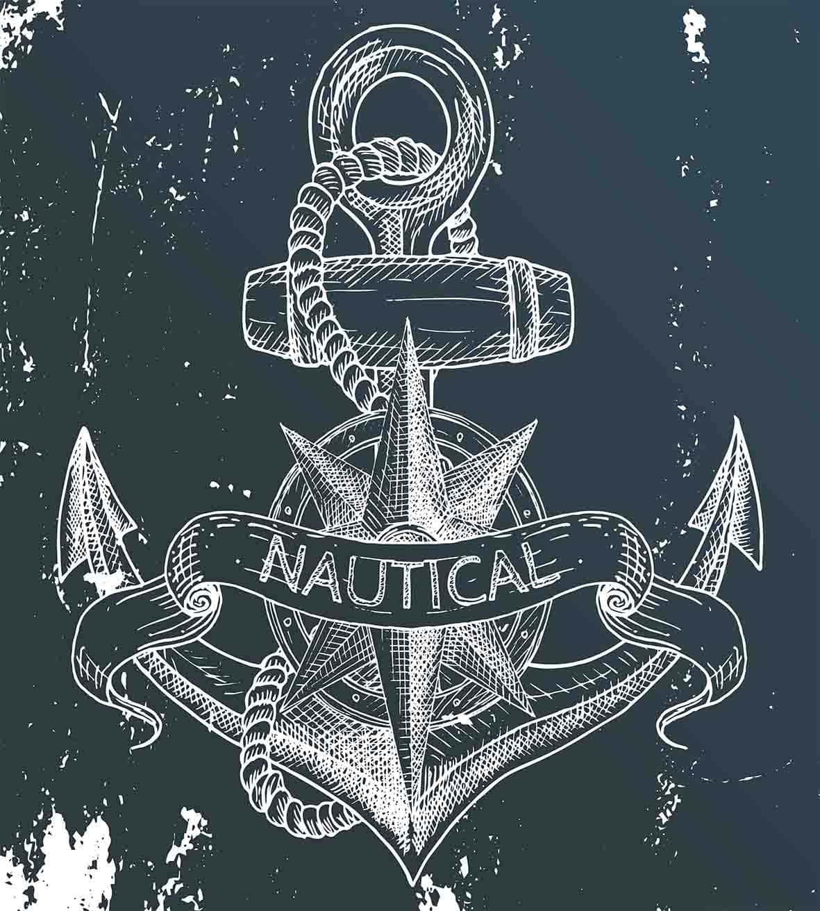 Juego de Funda de Edredón Ambesonne Marine, Patrón de Nudos - Imagen 3