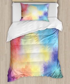 Set de Funda Nórdica Abstracta Ambesonne, Imagen de Galaxia