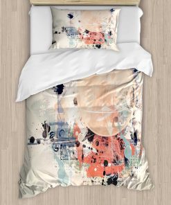 Juego de Funda Nórdica Abstracta de Ambesonne, Diseño de