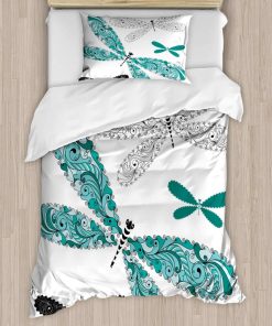 Juego de Funda nórdica Ambesonne Dragonfly, Imagen de Ala