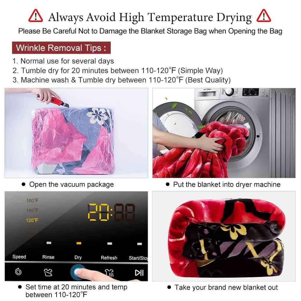 JML Manta de Felpa Suave, Manta de Peluche Tamaño King 85" - Imagen 8