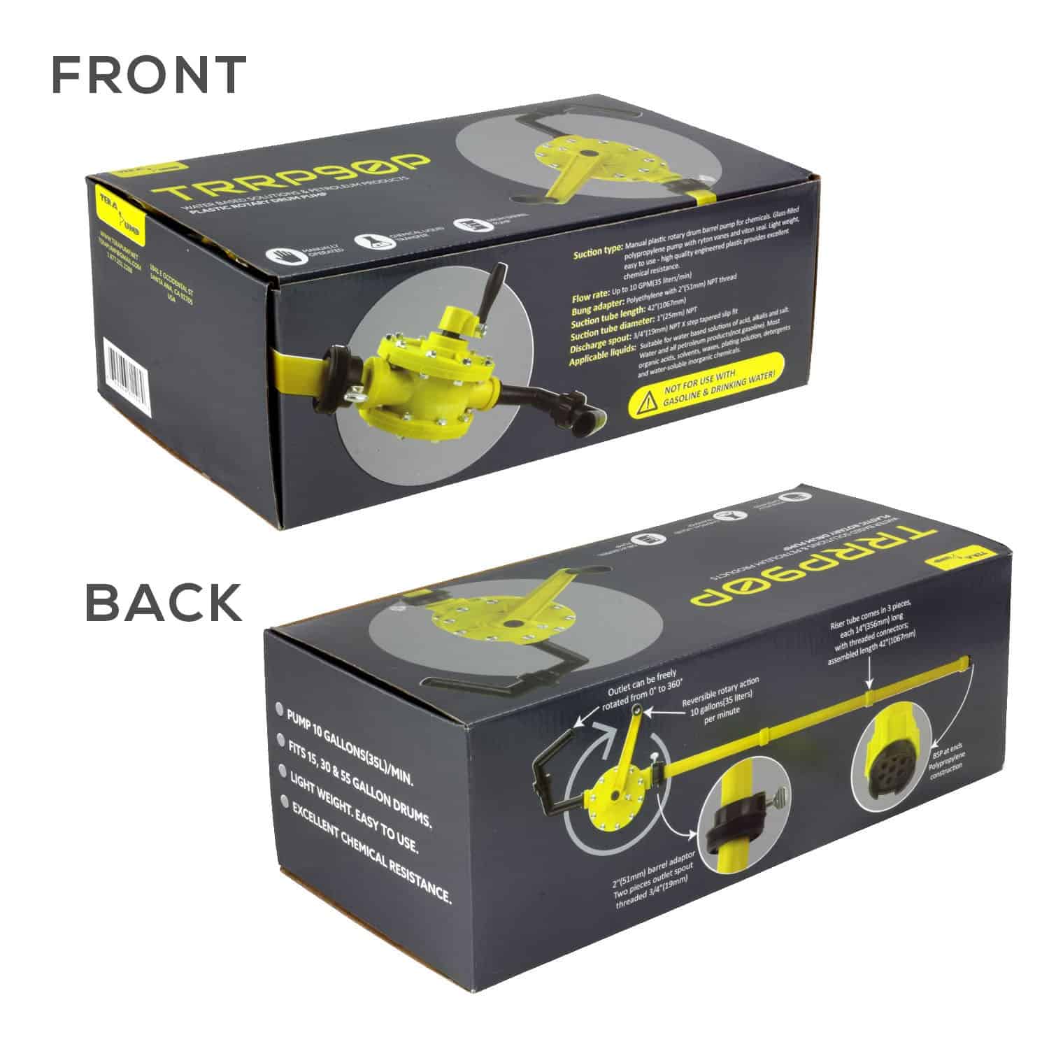 Bomba de tambor de 55 galones de plástico de polipropileno - Imagen 10