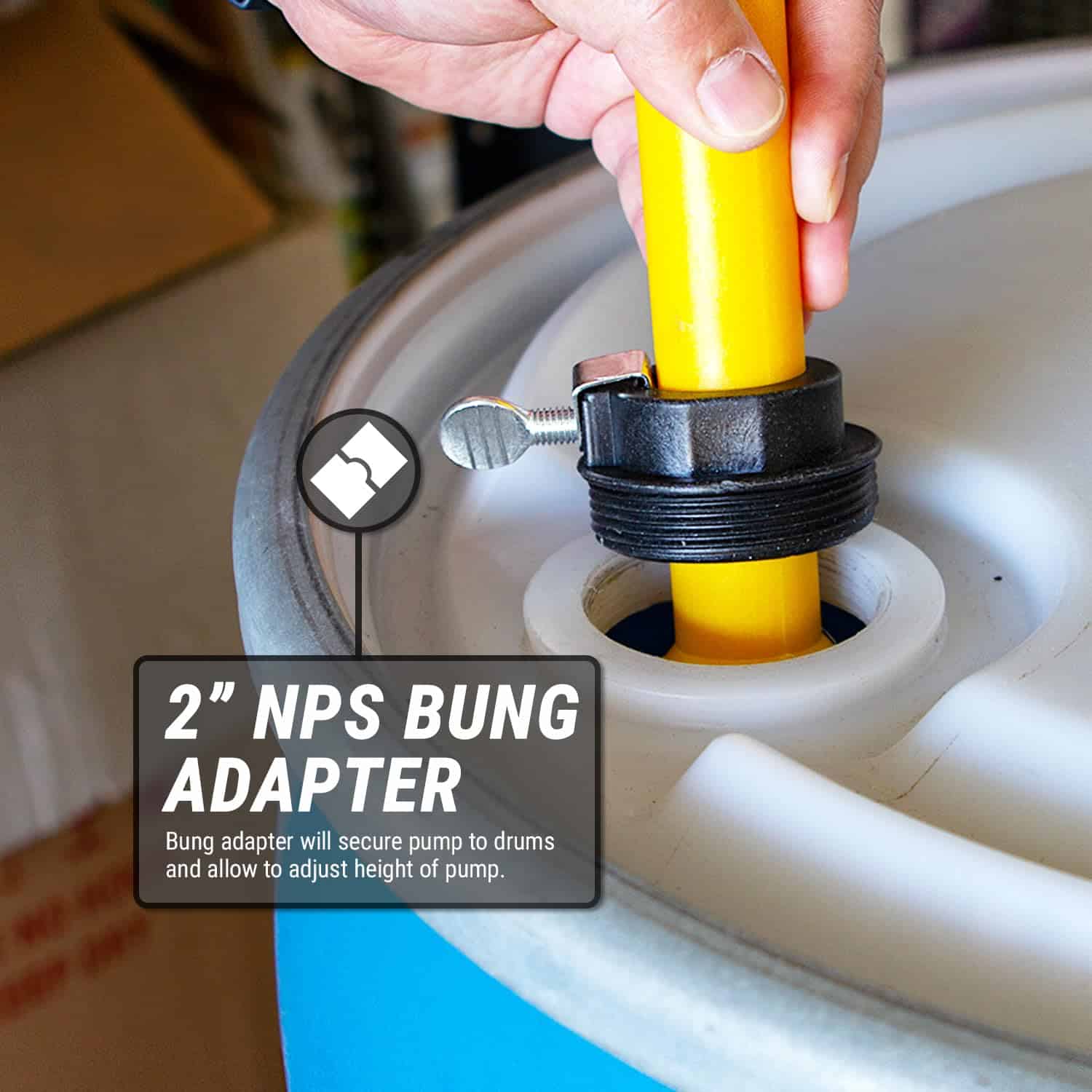 Bomba de tambor de 55 galones de plástico de polipropileno - Imagen 6