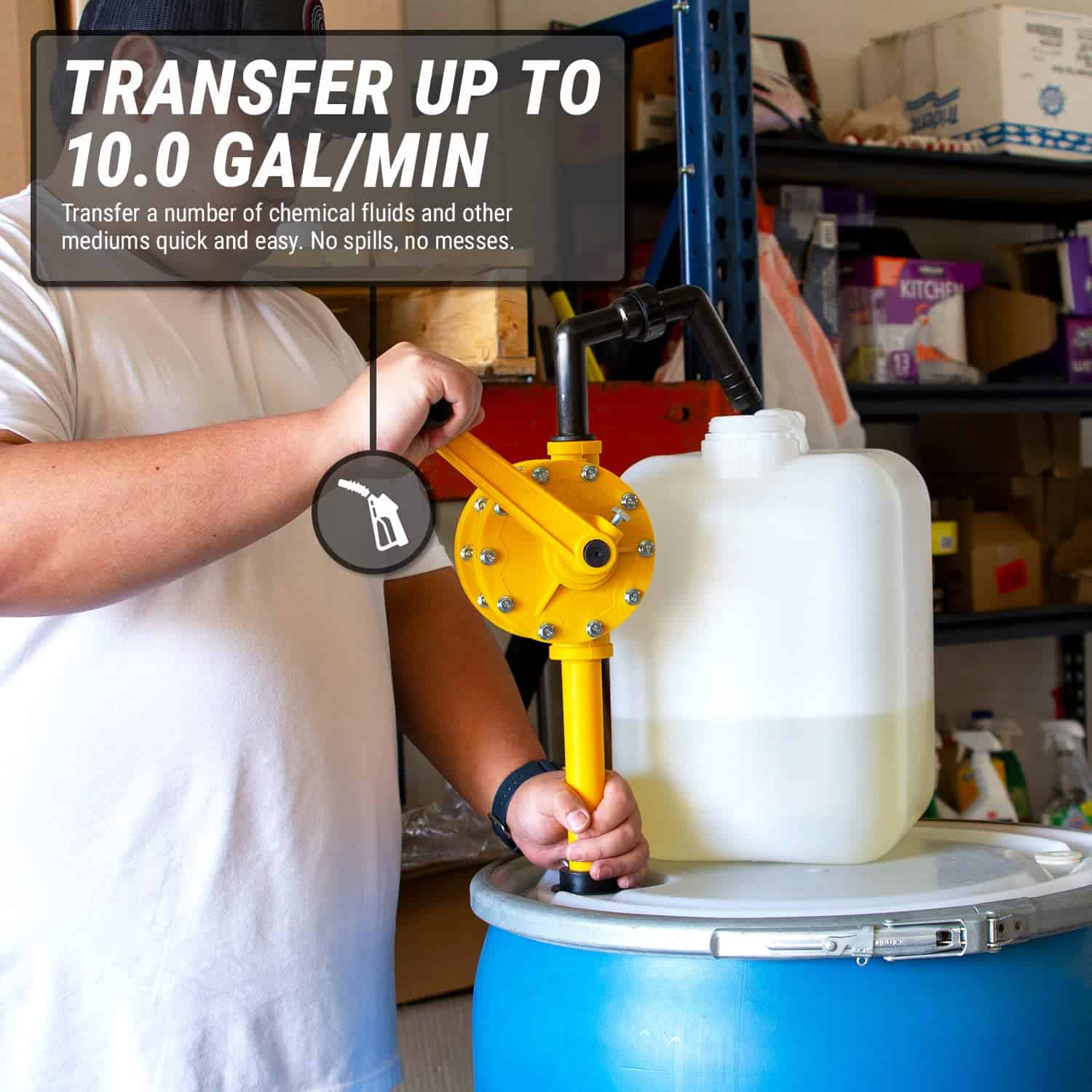 Bomba de tambor de 55 galones de plástico de polipropileno - Imagen 5