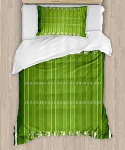 Set de Funda Nórdica Ambesonne de Fútbol, Campo Deportivo