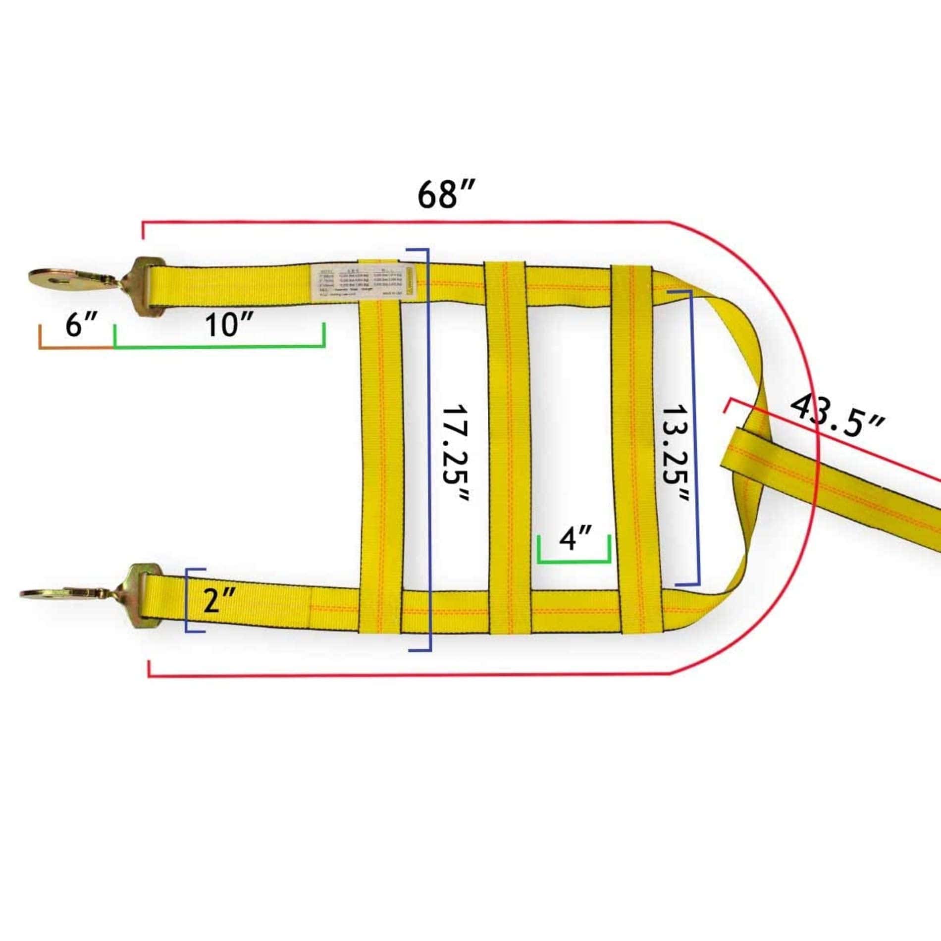 Correas de Canasta para Dolly de Carga DC con Ganchos de - Imagen 6