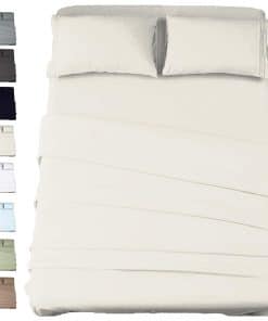 Juego de Sábanas y Fundas de Almohada -Ivory