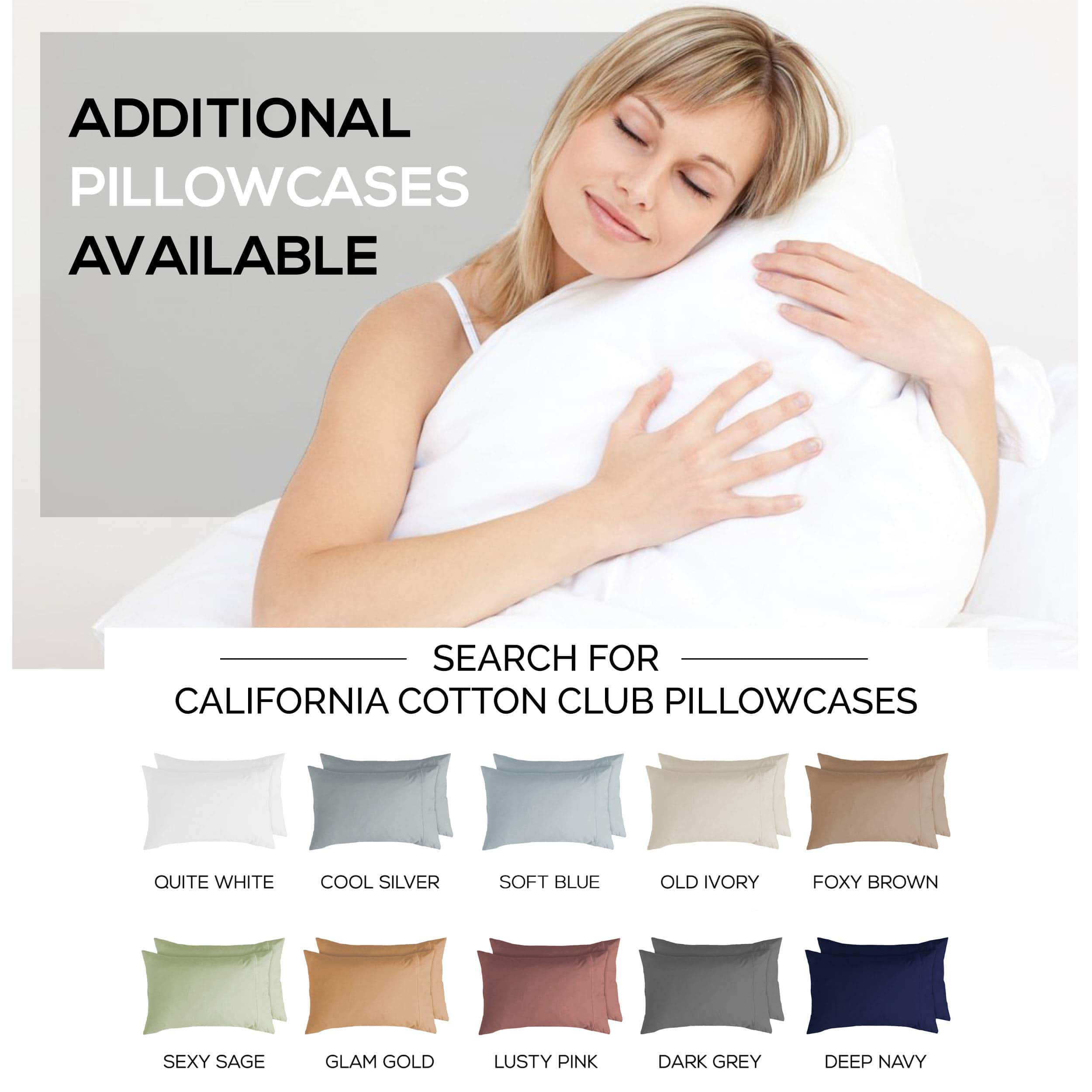 Juego de Sábanas y Fundas de Almohada de California Cotton - Imagen 8
