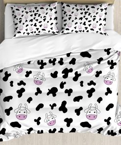 Set de Funda Nórdica de Estampado de Vaca Ambesonne, Dibujo