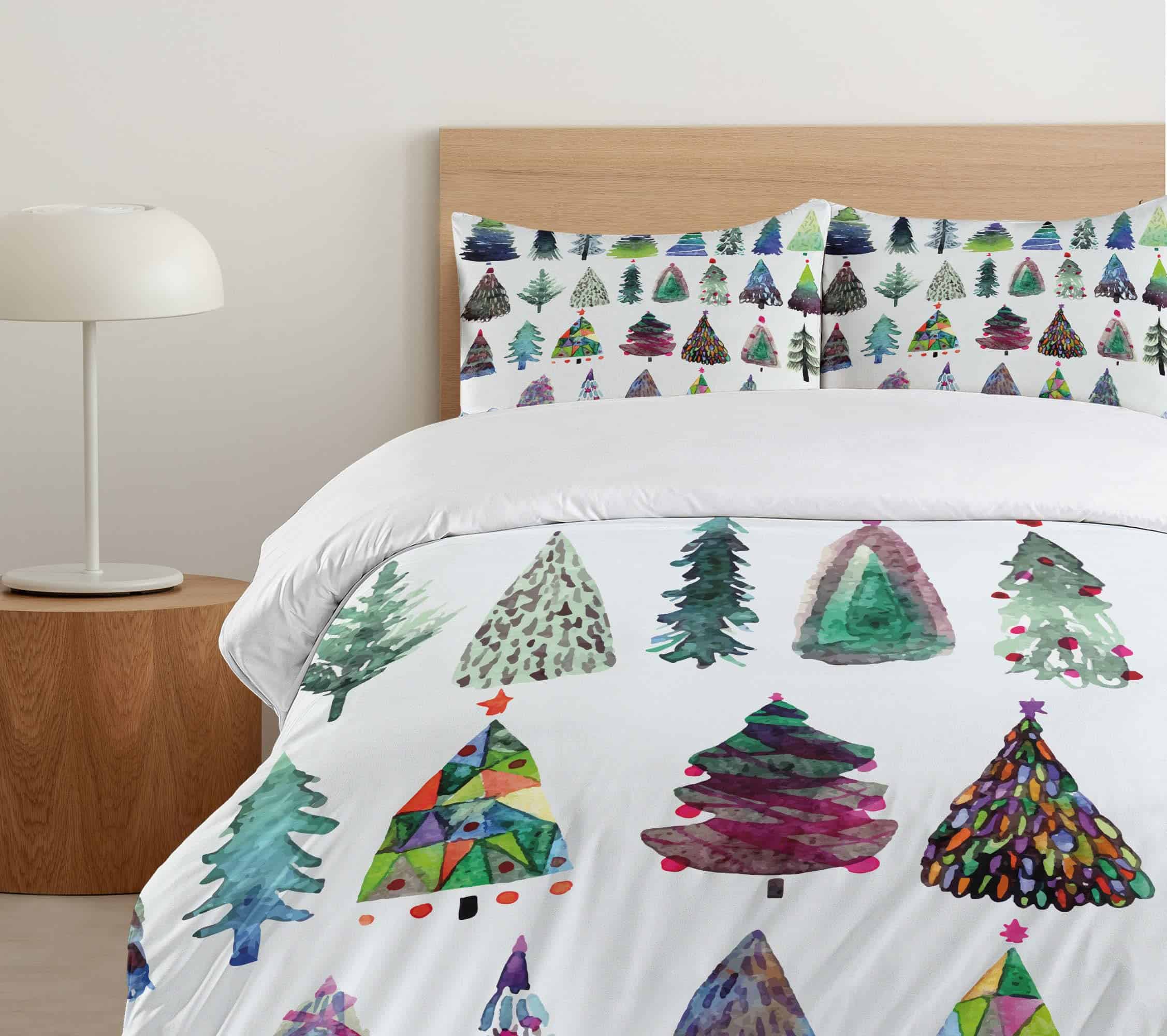 Juego de Funda Nórdica Navideña Ambesonne, Tema de Navidad - Imagen 6