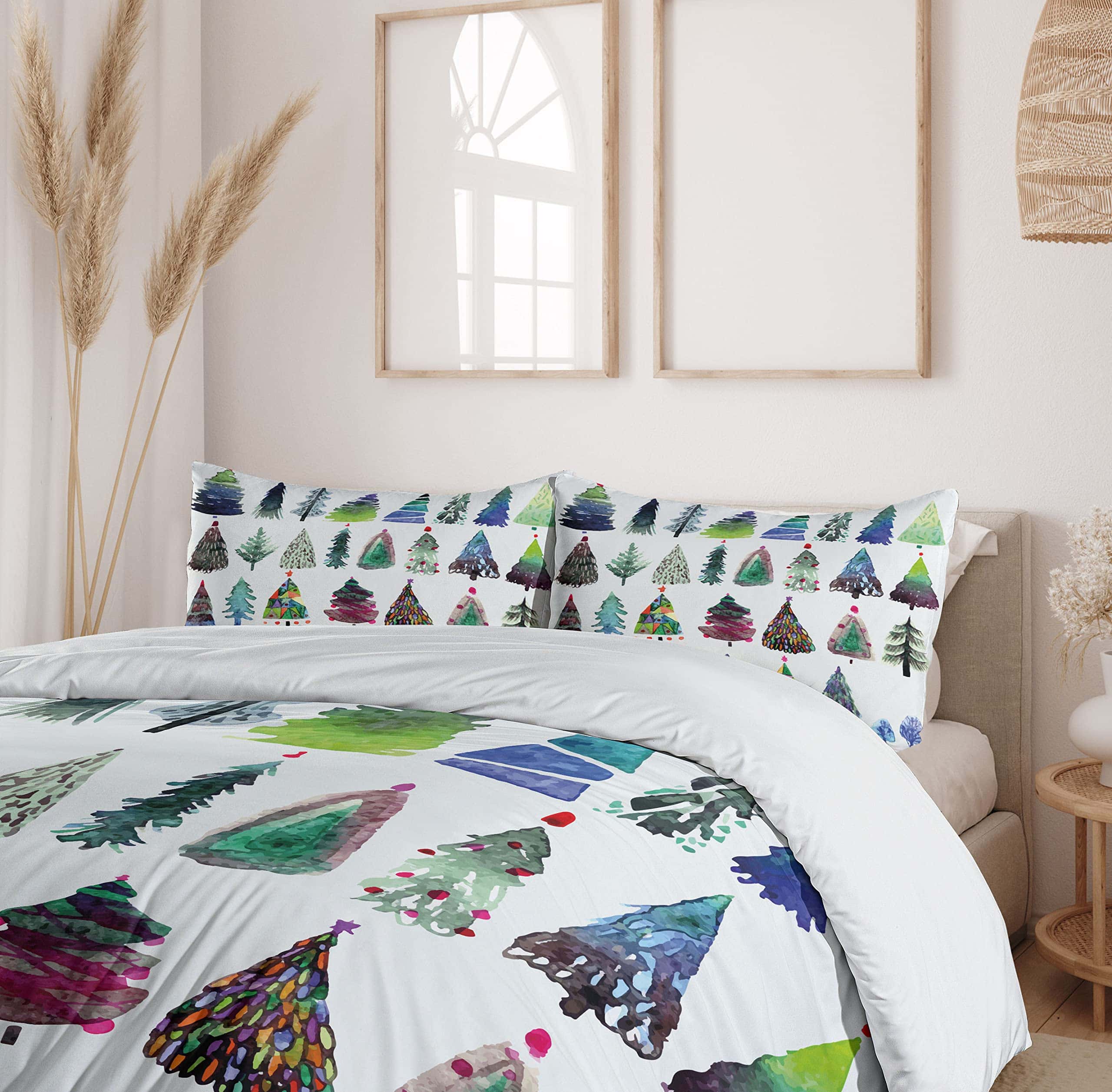 Juego de Funda Nórdica Navideña Ambesonne, Tema de Navidad - Imagen 7