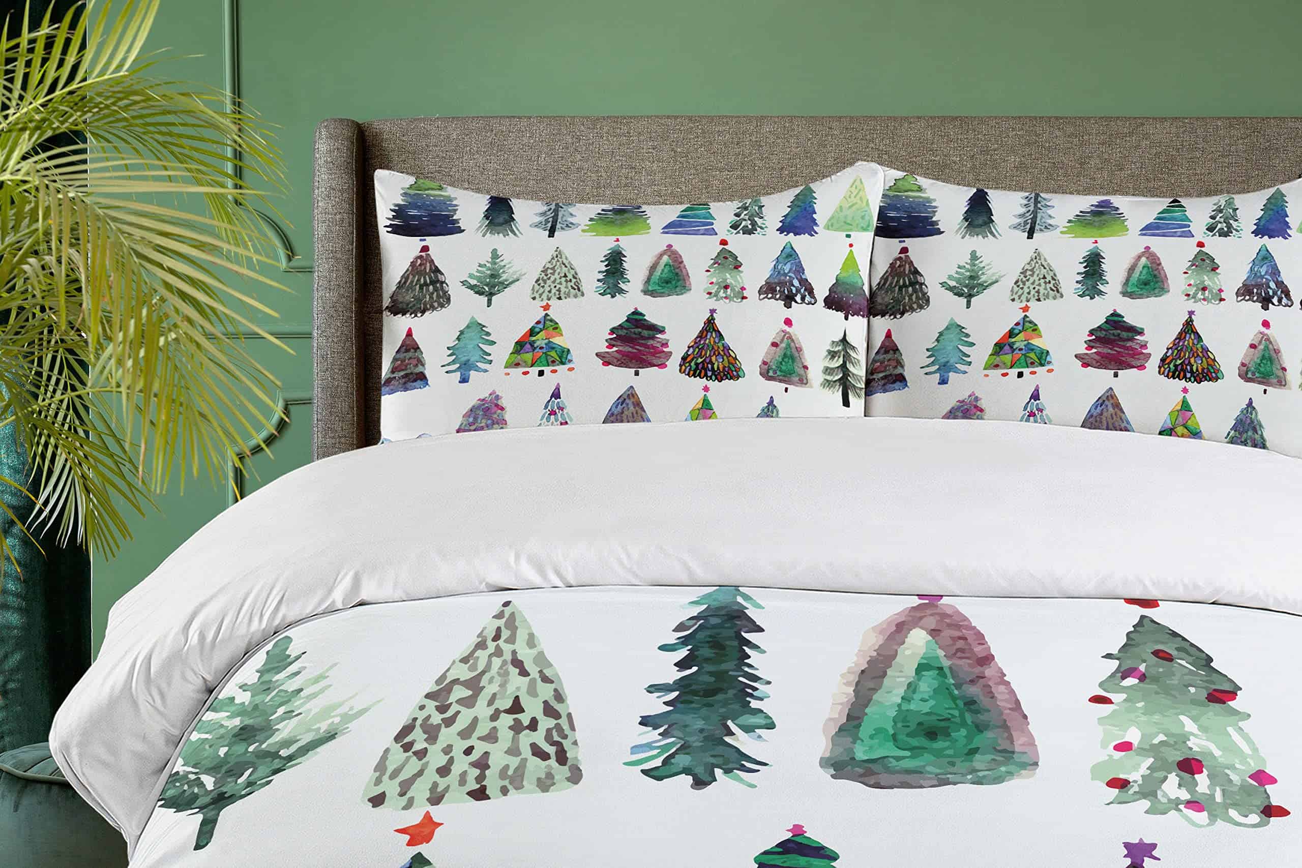 Juego de Funda Nórdica Navideña Ambesonne, Tema de Navidad - Imagen 4