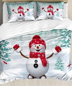 Juego de Funda nórdica de Navidad Ambesonne, Montañas