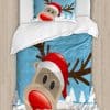 Juego de Funda nórdica Ambesonne de Navidad, Reno Rudolph