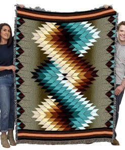 Manta Pure Country Weavers Whirlwind Smoke - Inspirada en