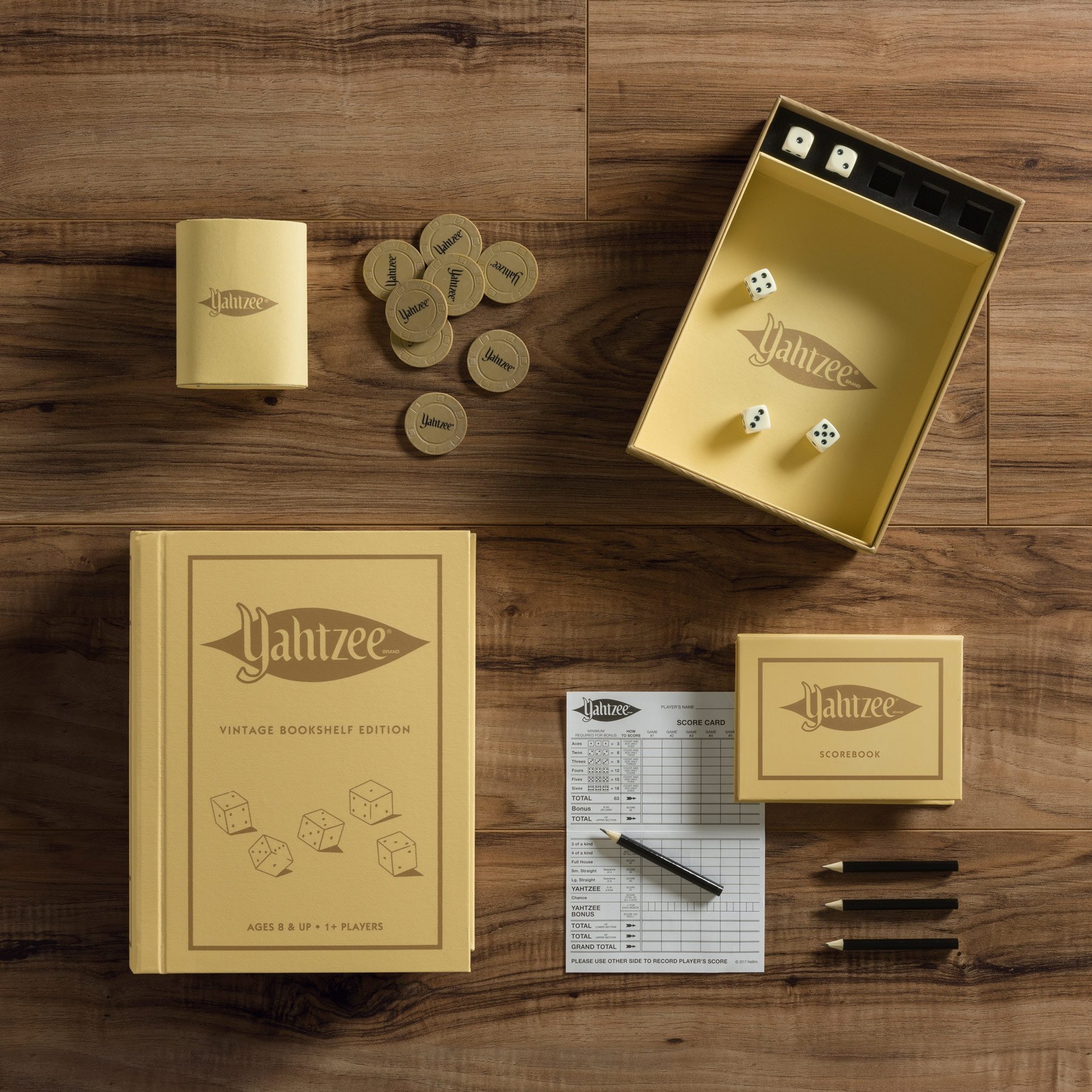 Juego de mesa WS Game Company Yahtzee Edición Vintage de - Imagen 3