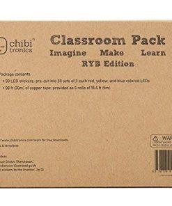 Paquete de aula Chibitronics de 30 calcomanías de circuito