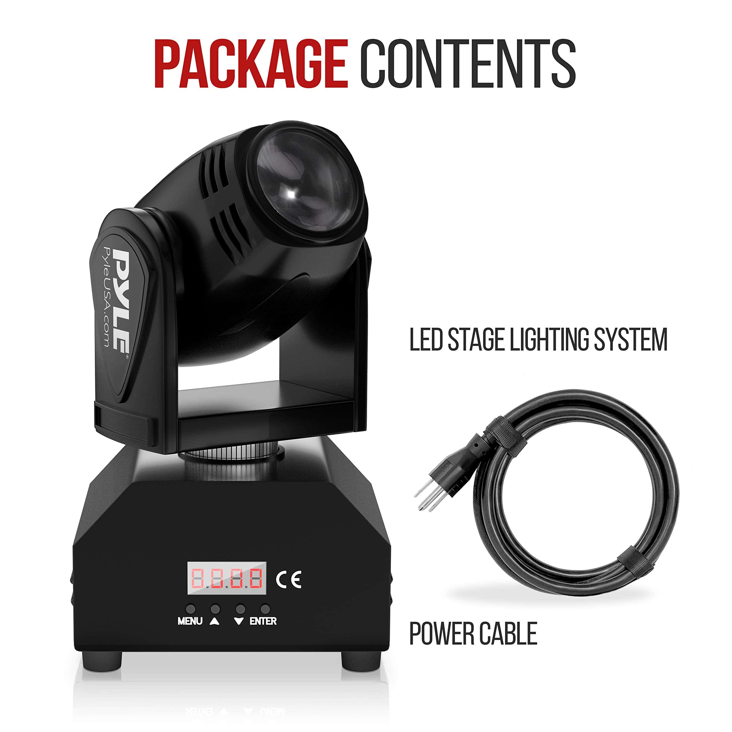 Pyle Luz de Escenario Giratoria para DJ - Luz Profesional - Imagen 8