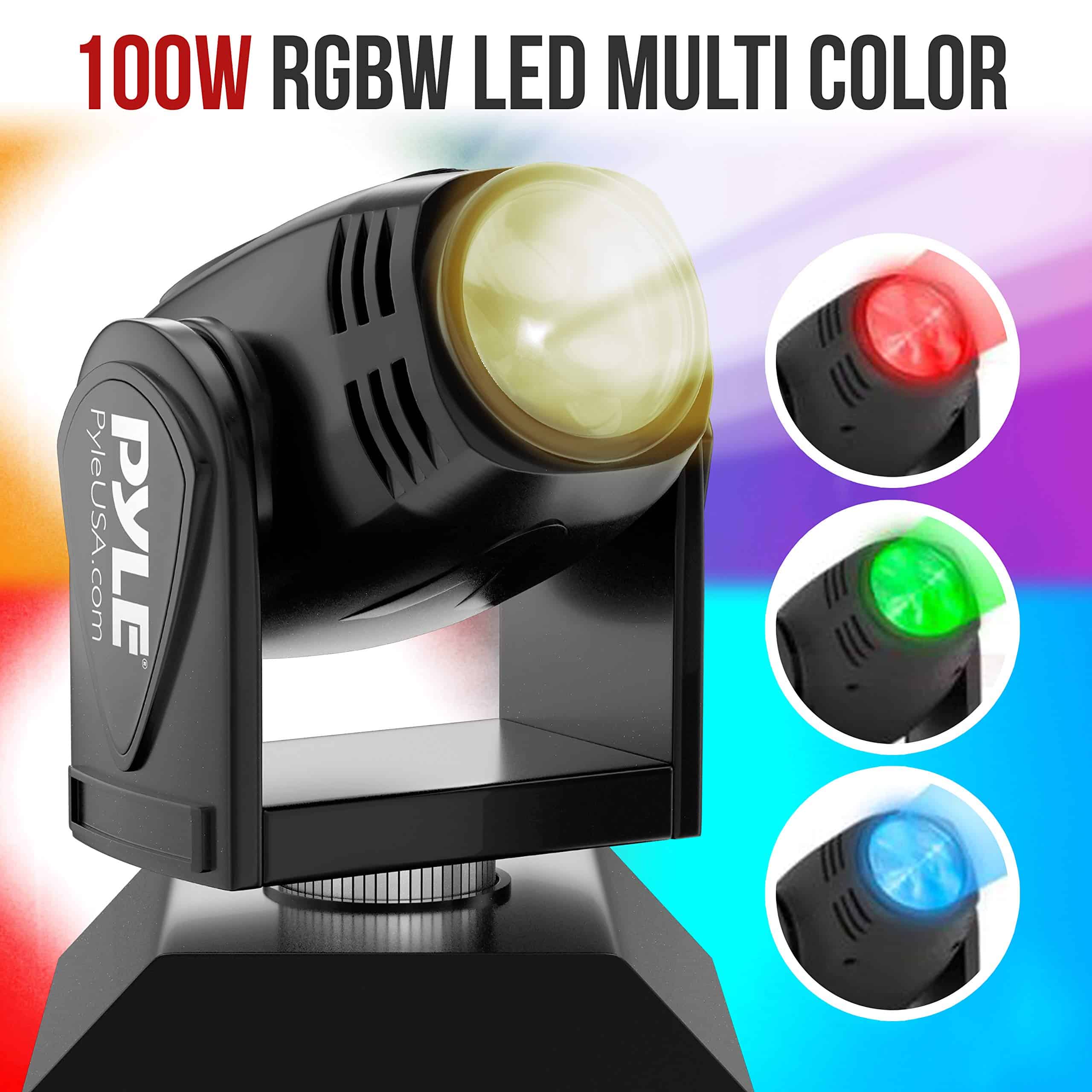 Pyle Luz de Escenario Giratoria para DJ - Luz Profesional - Imagen 4