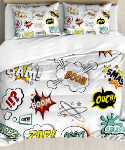 Juego de Funda Nórdica de Superhéroe Ambesonne, Arte