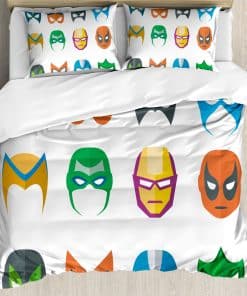 Juego de Funda Nórdica Superhero de Ambesonne, Disfraz de