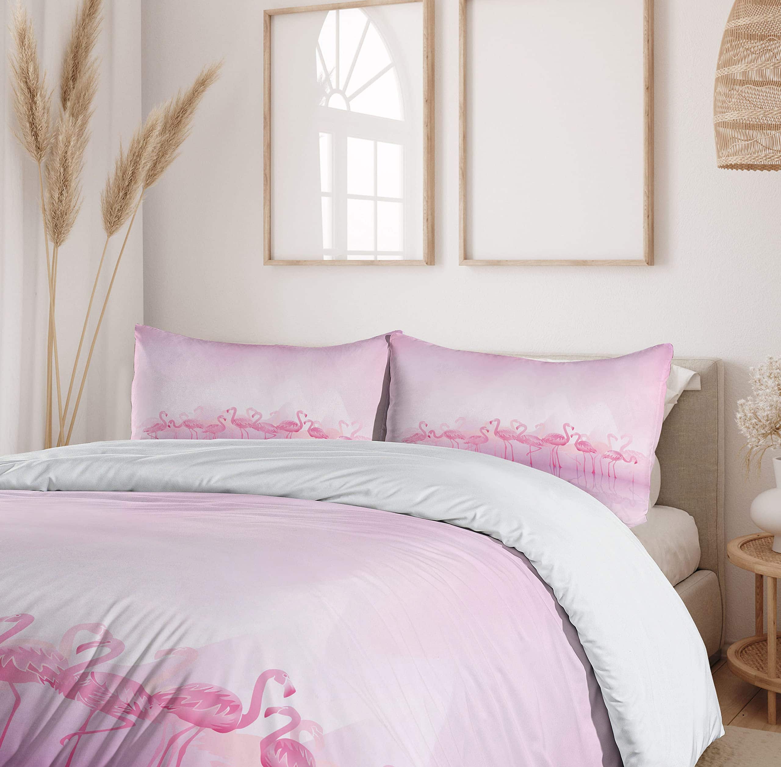 Juego de Funda Nórdica Ambesonne Flamingo, Bandada de - Imagen 7