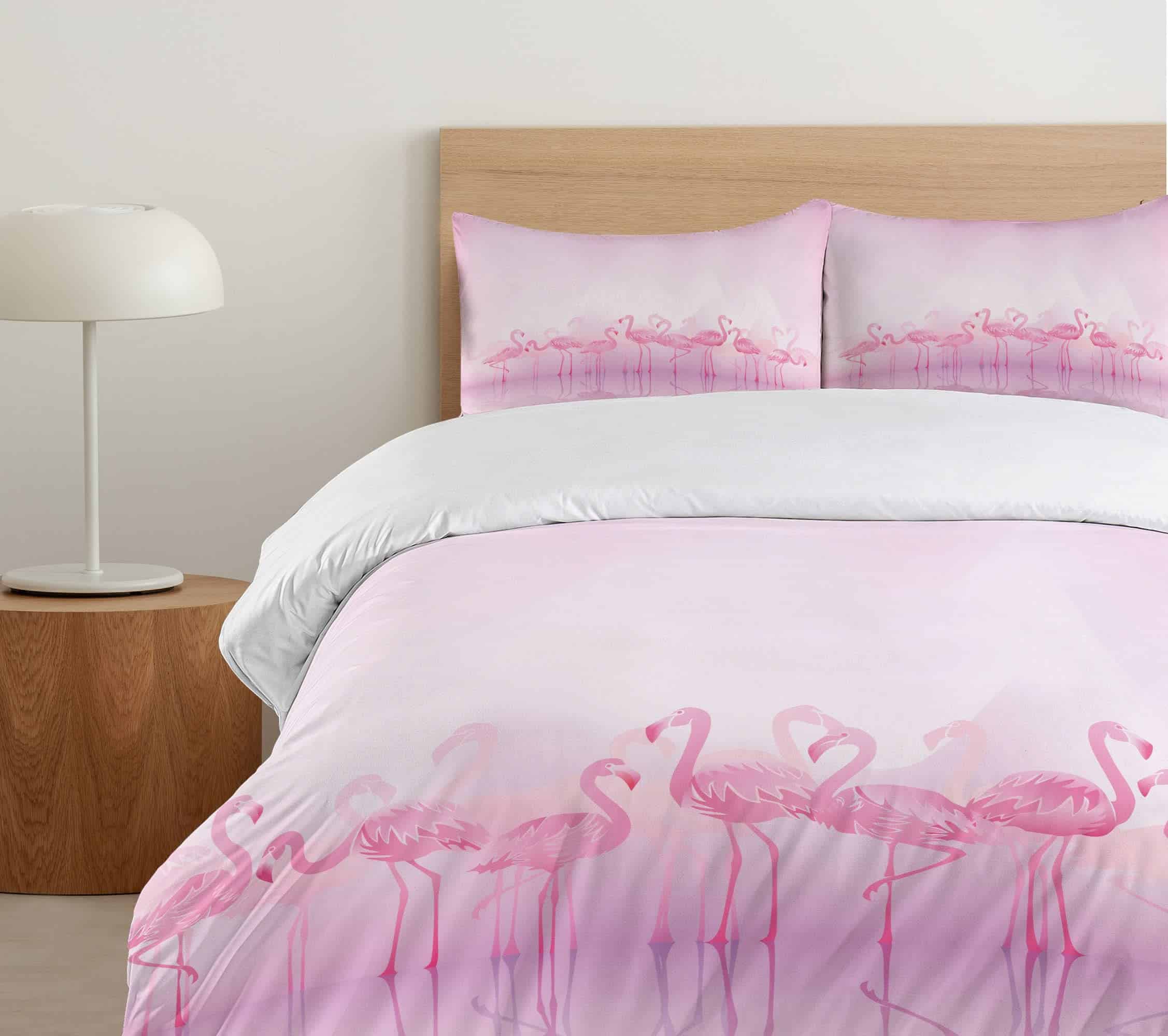 Juego de Funda Nórdica Ambesonne Flamingo, Bandada de - Imagen 6