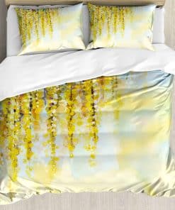 Juego de Funda nórdica Ambesonne Watercolor Flower,