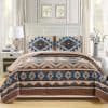 Colcha Quilt en Tamaño Queen/Full con Diseño Tribal Navajo