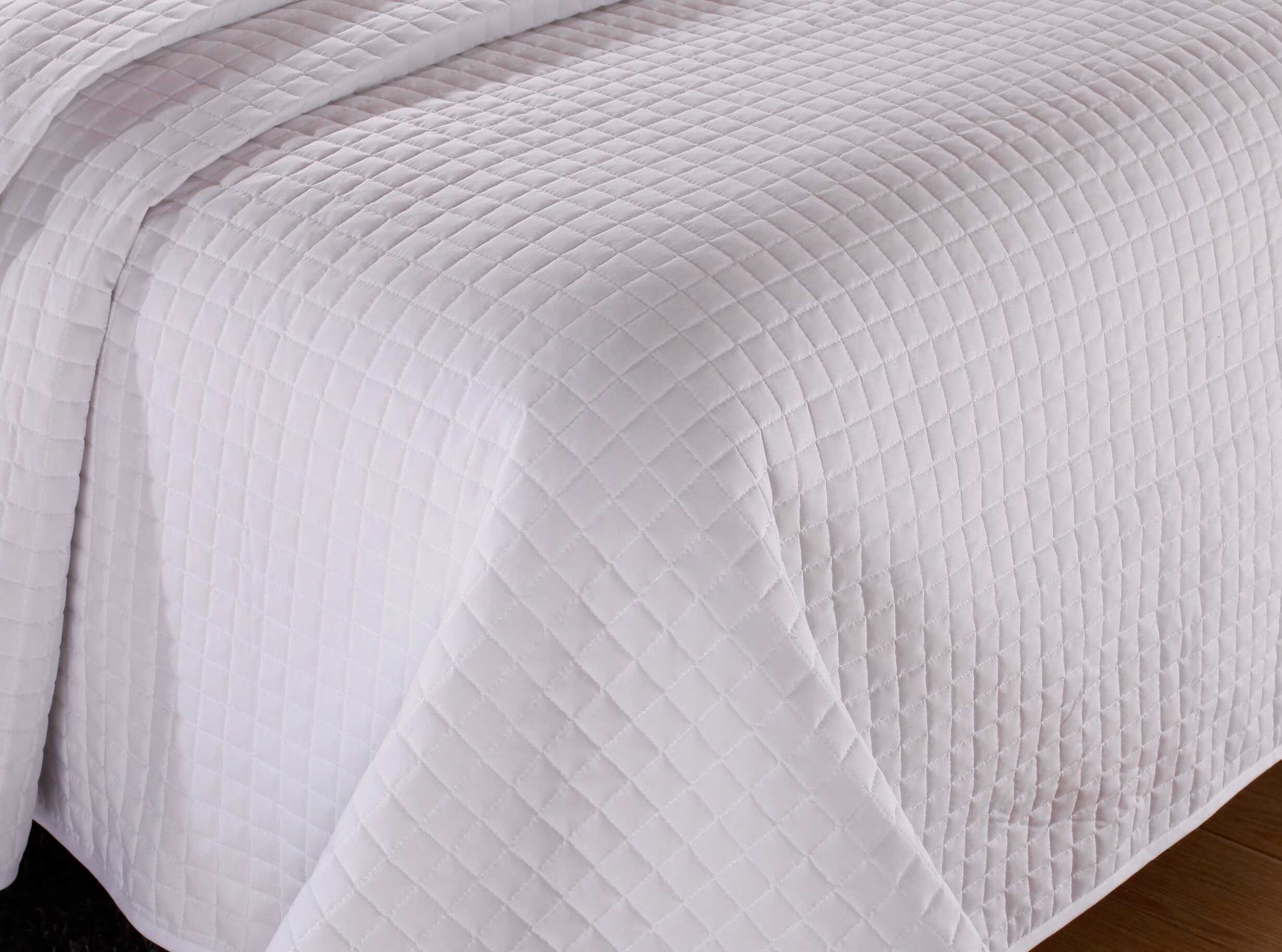 Colcha acolchada blanca sólida Everest Supply Full 86 por - Imagen 5