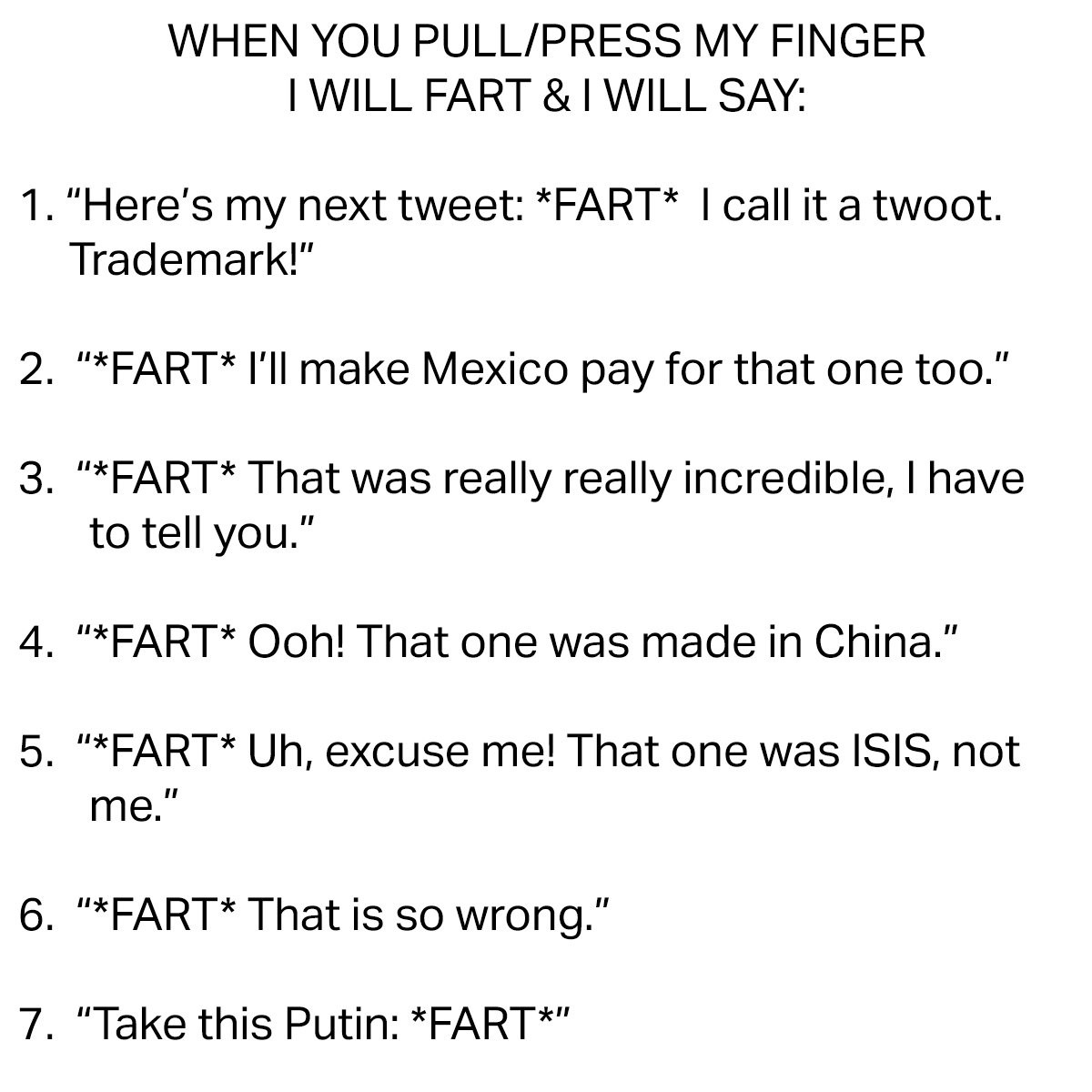 Muñeco de peluche de Donald Trump que se tira pedos - Con - Imagen 8