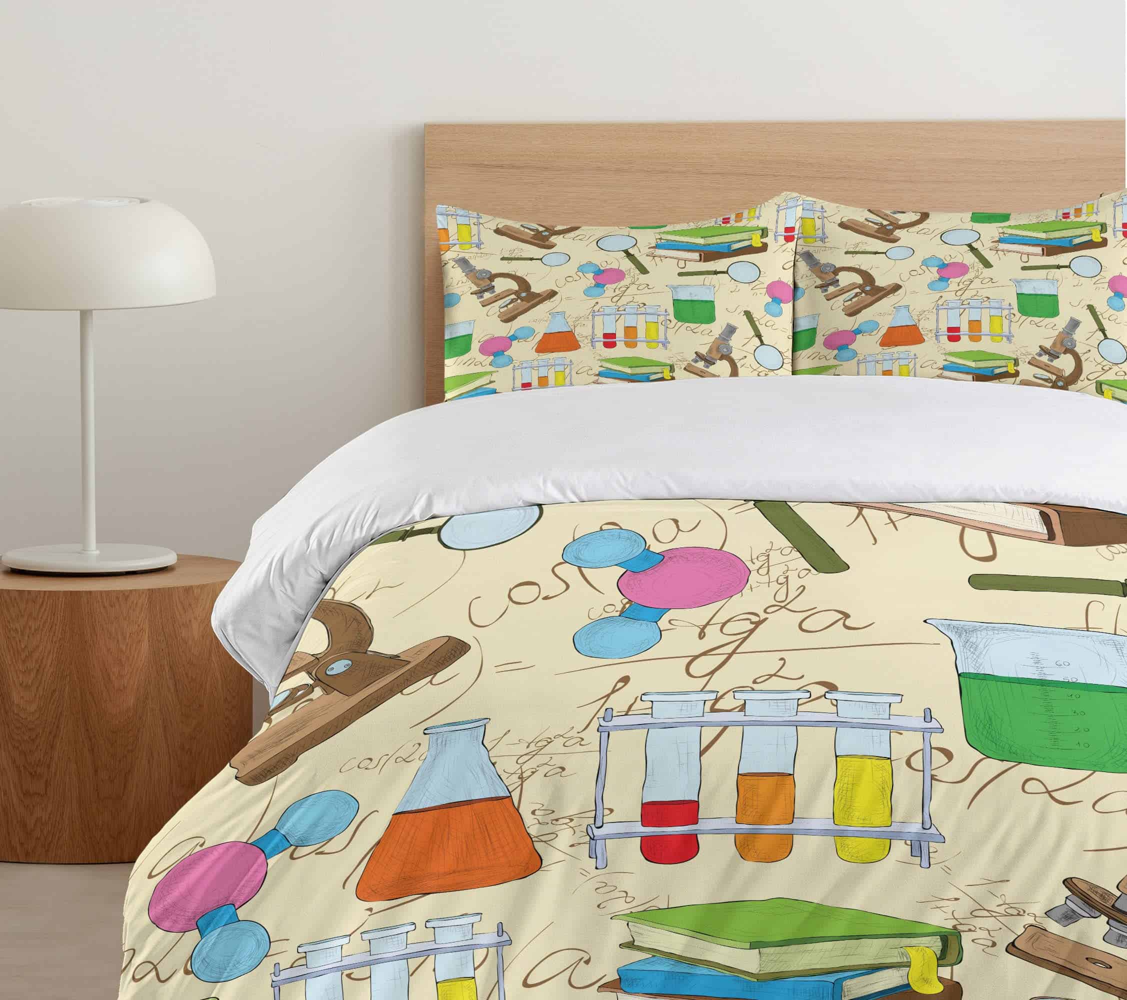 Juego de Funda Nórdica Ambesonne con Estampado Científico, - Imagen 6