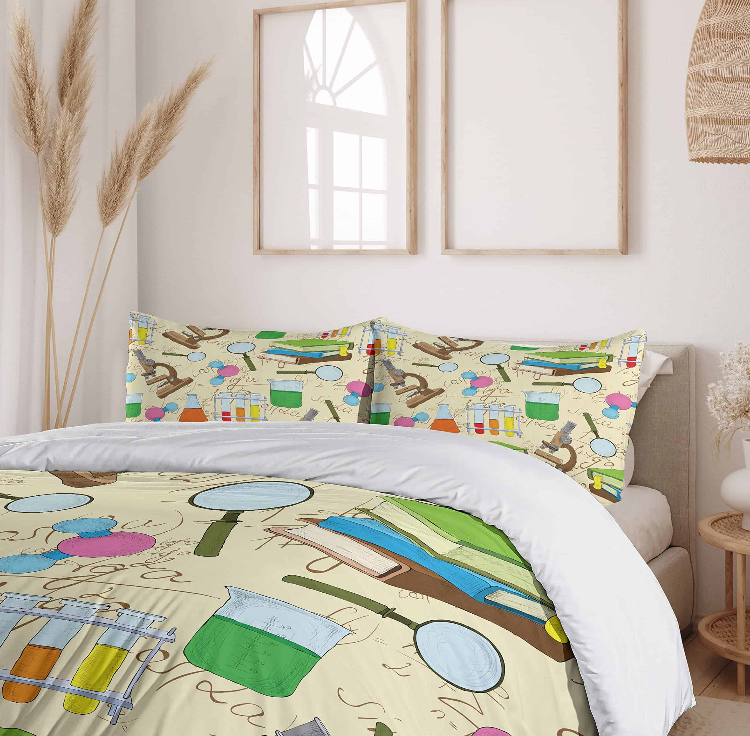 Juego de Funda Nórdica Ambesonne con Estampado Científico, - Imagen 7