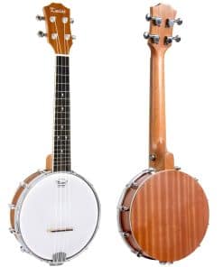 Kmise Banjolele Banjo Ukulele Uke Concerto de 4 Cuerdas