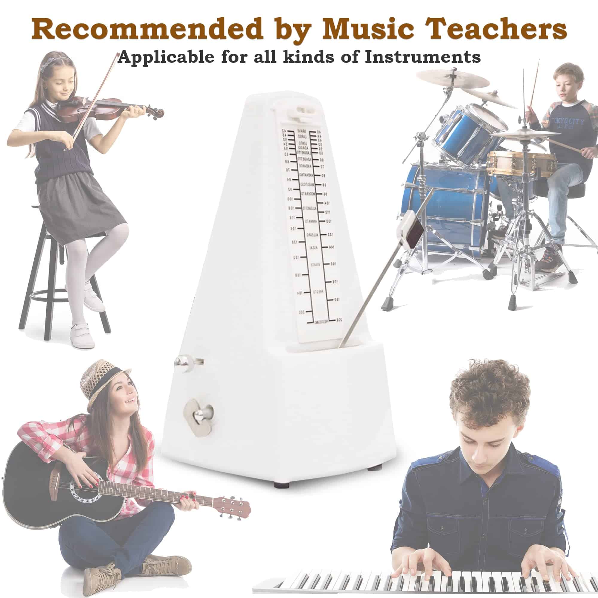 Metrónomo Mecánico Tempi para Músicos - Incluye Ebook y - Imagen 6