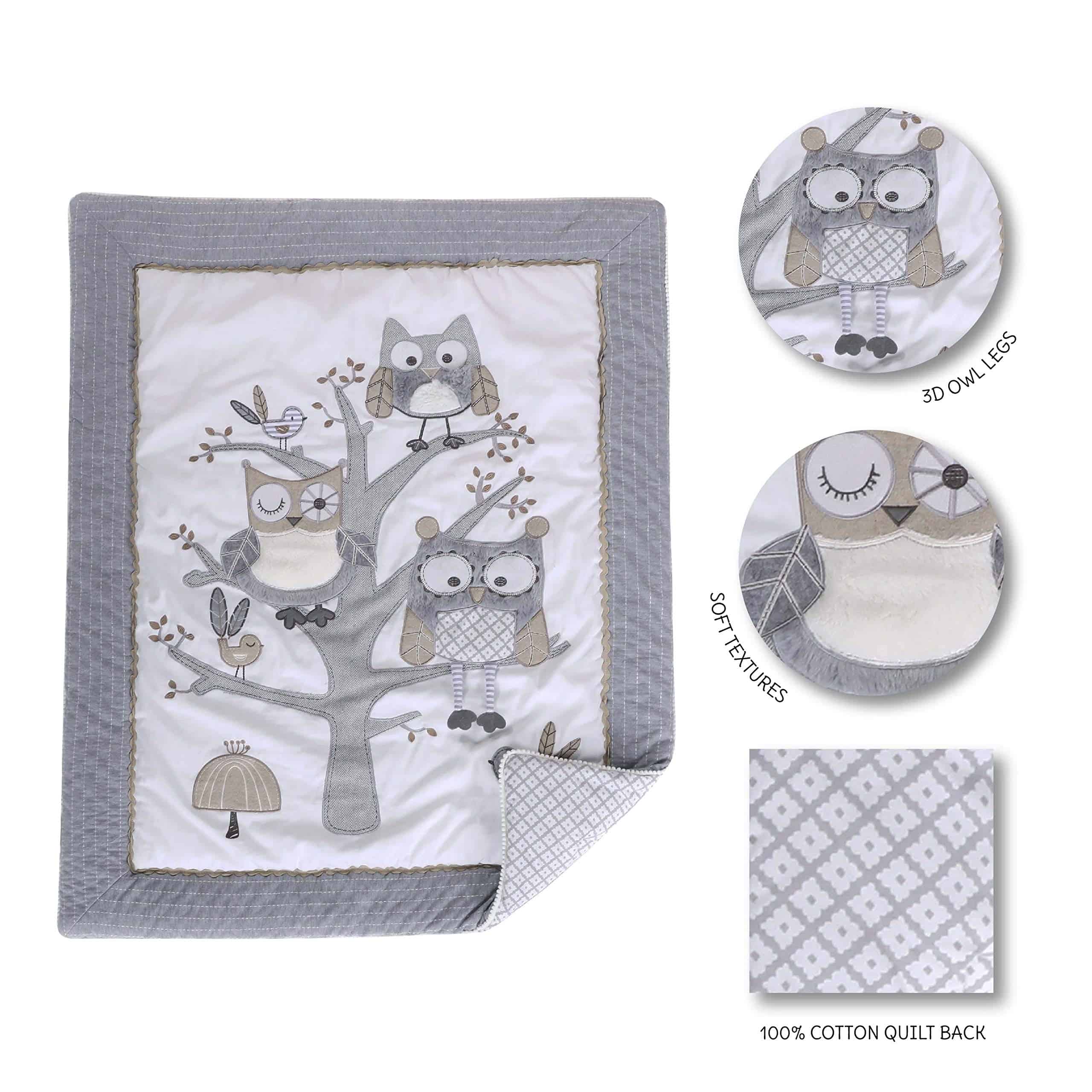 Set de Cama para Cuna Levtex Baby Night Owl - Conjunto para - Imagen 3