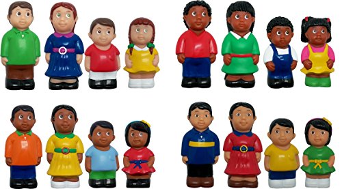 Set de figuras de familia multicultural Get Ready Kids de