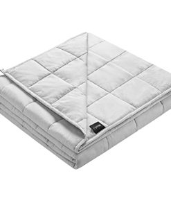 Manta Ponderada ZonLi (60"x80", 20lbs, Tamaño Queen Gris