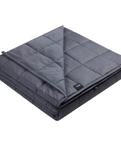 Manta Pesada ZonLi 15 lbs(48''x72'', Tamaño Twin, Gris),