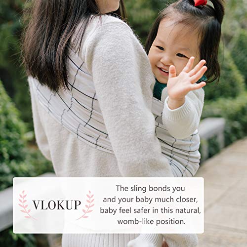 Fular Portabebés Vlokup, Porta Bebés de Aro para Recién - Imagen 4
