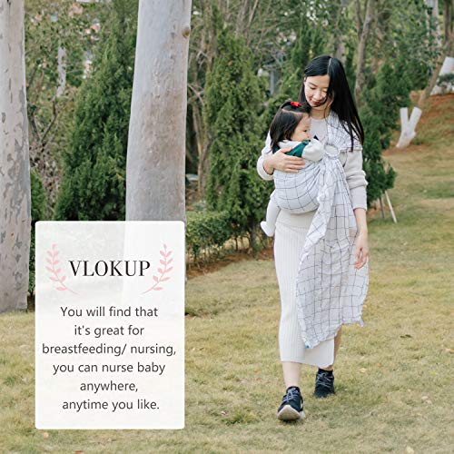 Fular Portabebés Vlokup, Porta Bebés de Aro para Recién - Imagen 6