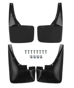 Conjunto de 4PCS de Aletas de Barro Guardabarros -Negro