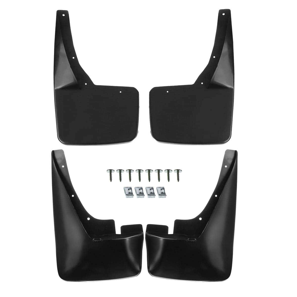 Conjunto de 4PCS de Aletas de Barro Guardabarros -Negro