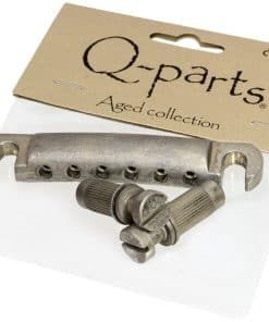 Q-Parts Aged Collection Aluminum Stop Bar Tailpiece para