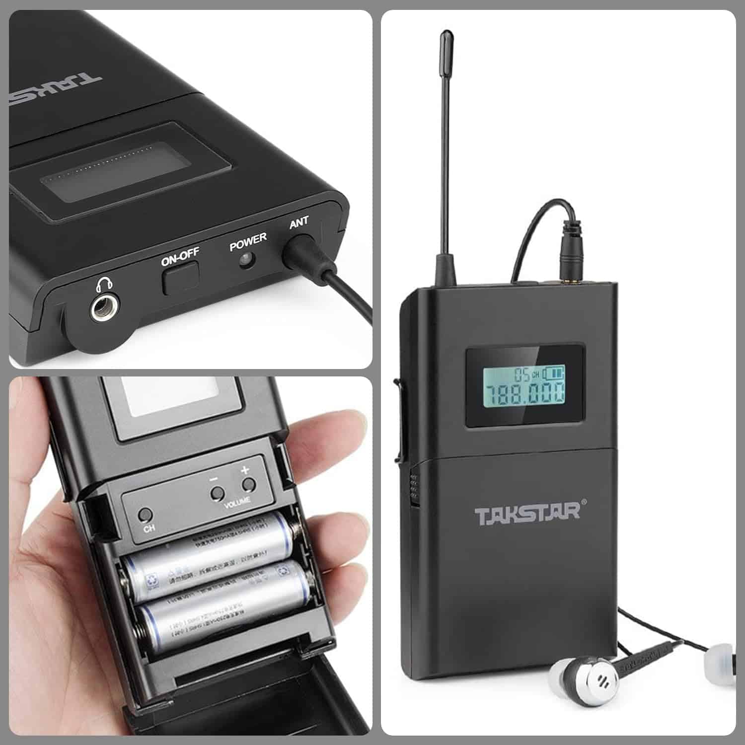 Sistema de Monitor Inalámbrico Takstar WPM-200 In-Ear para - Imagen 5